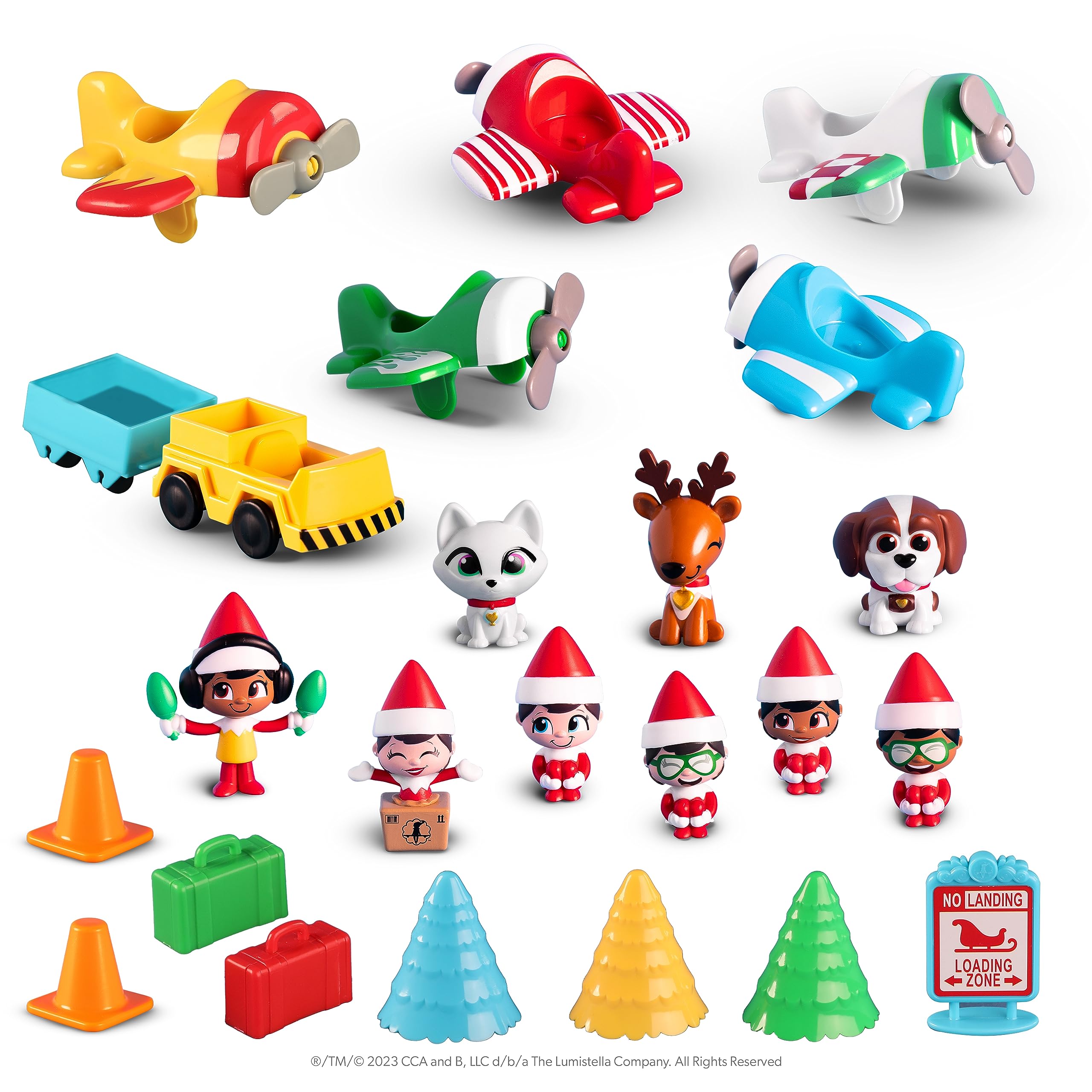 Amazon.com: The Elf on the Shelf Festive Flyers Advent Calendar